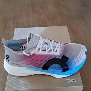 On Cloudboom Strike - Color: White / Horizon - Size: Men 12